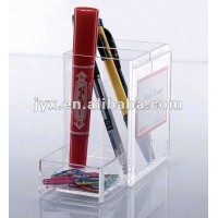 Eco-friendly acrylic magnetic pen holder