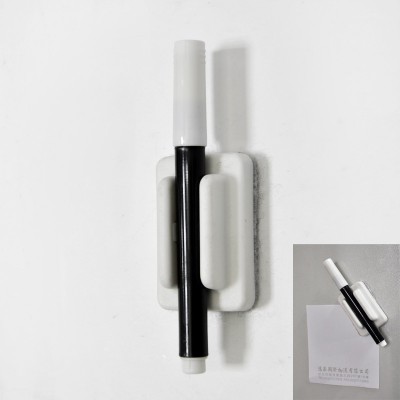 Convenience magnetic pen whiteboard eraser